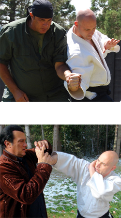 Seagal Sensei and Sinclair Sensei